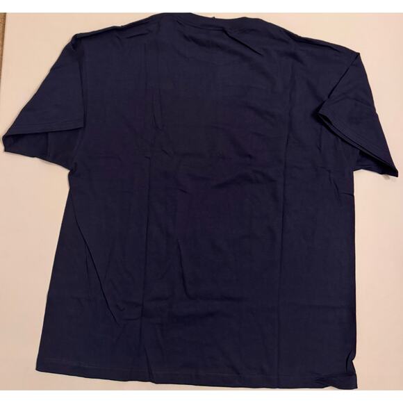 NWOT Fossil Vintage Fish & Oyster Company T-Shirt Y2K Size XL Men's Navy - Picture 5 of 5